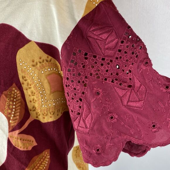 Anthropologie TINY sz XS Retro Floral Tee - Picture 6 of 11